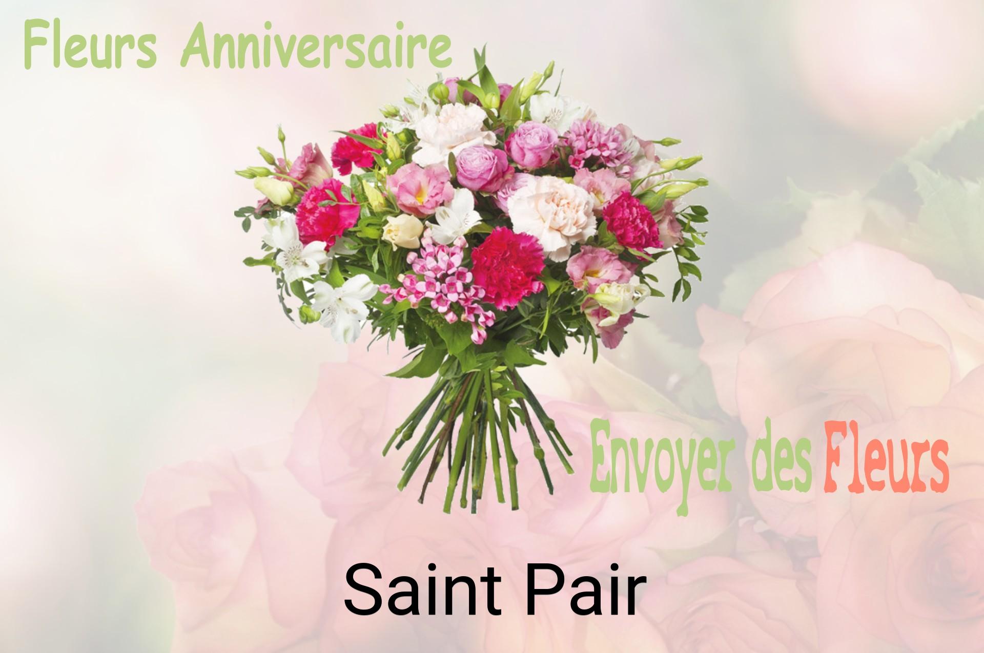Bouquet de fleurs d’anniversaire livré à Saint-Pair