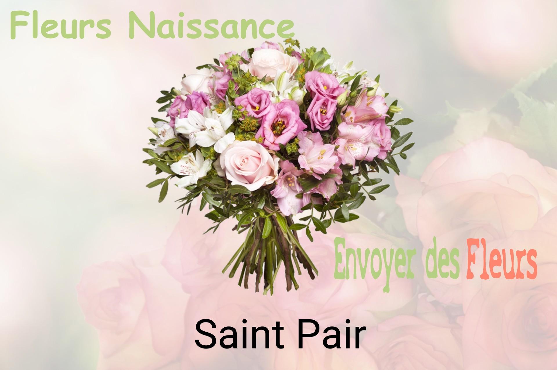 Bouquet de fleurs de naissance livré à Saint-Pair
